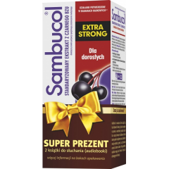 Sambucol Extra Strong Syrop, 120 ml + 2 audiobooki W PREZENCIE