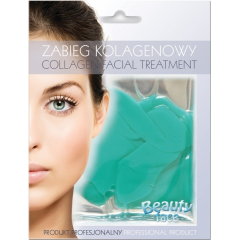 BEAUTYFACE WITAMINOWO ENERGETYZUJĄCA KOLAGENOWA MASKA Z ZIELONĄ HERBATĄ I WITAMINAMI - GOTOWY PROFESIONALNY ZABIEG