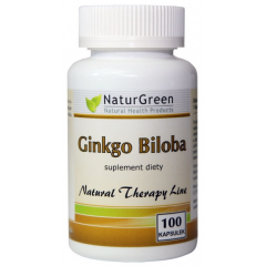 Naturgreen Ginkgo Biloba, 100 kapsułek