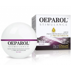 Oeparol Stimulance, Krem przeciwzmarszczkowy z pro-retinolem na noc, 50 ml