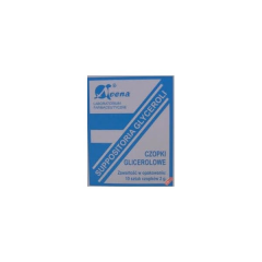 CZOPKI GLICERYNOWE 2G *10SZT    AFLOFARM