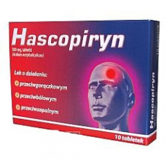 HASCOPIRYN 500MG*10 TABL.