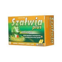 SZAŁWIA PLUS ANTISEPTIC *18 PAST.