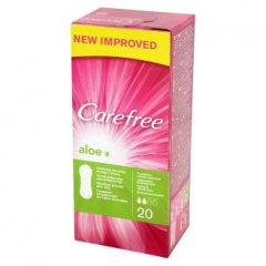Wkładki CAREFREE PRZEWIEWNE ALOE * 20