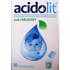 Acidolit, smak jabłkowy, 10sasz