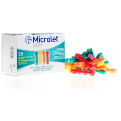 Igły MICROLET COLORED Lancets 25 szt.