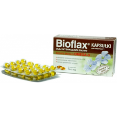 Bioflax Olej Wysokolinolenowy, 500 mg, kaps., 60 szt