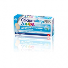 CALCIUM ALERGO PLUS JUNIOR*20 TABL.MUS.