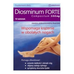 Diosminum Forte Compositum, 500 mg, tabl., 10 szt