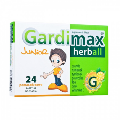Gardimax herball Junior, pastyl.do ssania, 24 szt