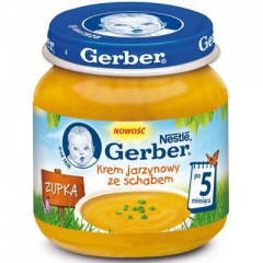 GERBER ZUPKA KREM JARZYN ZE SCHAB 130G