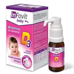 INFAVIT D3 KROPLE 10ML Z POMPKA DOZUJACA