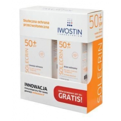 IWOSTIN SOLECRIN KREM OCHR. SPF50+ + EMULS. OCHR.