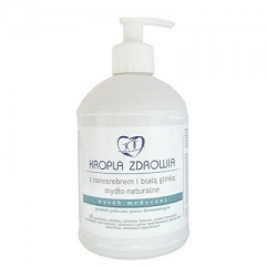 Kropla Zdrowia, mydlo plynne,natur,z nanosrebr,b.glink,500ml