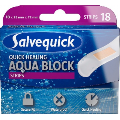 PL.SALVEQUICK AQUA BLOCK STRIPS * 18 SZT.