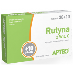 RUTYNA APTEO Z VIT.C *30 TABL.+10 TABL