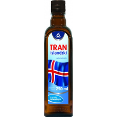 Tran islandzki naturalny 250ml Oleofarm