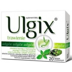 Ulgix Trawienie * 10 tabl.powl.    D