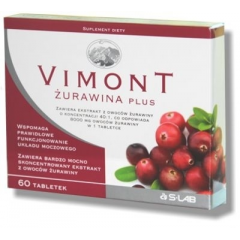 VIMONT Żurawina  Plus * 60tabl.S-Lab D