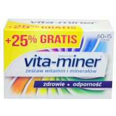 VITA-MINER * 60 DRAZ.+15 DRAZ. GRATIS