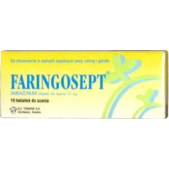 FARINGOSEPT 0,01 G TABL. 10 TABL.