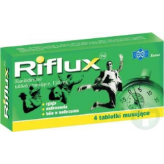 RIFLUX 0,15 G TABL. MUSUJĄCE 4 TABL.