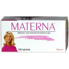 MATERNA Z SELENEM  TABL. POWL. 100 TABL.