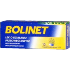 BOLINET 0,2 G TABL. MUSUJĄCE 10 TABL.
