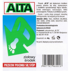 ALTA ZASYPKA 40 G