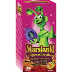MARSJANKI O SMAKU MORELOWYM 100 PASTYLEK + DYKTAFON !
