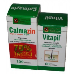 CALMAZIN 100 TABL. + VITAPIL 60 TABL. 70% TANIEJ !