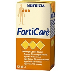 FORTICARE PŁYN ODŻYWCZY POMARAŃCZOWO-CYTRYNOWY 6 SZTUK PO 125 ML