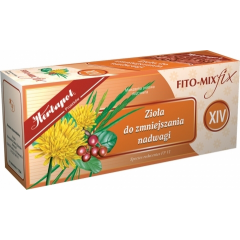 FITO-MIX XIV ZIOŁA DO ZMNIEJSZENIA NADWAGI, 25 TOREBEK PO 2 G
