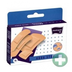 PLASTRY ZESTAW AQUA STOP, 18 SZTUK