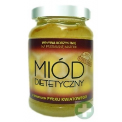 MIÓD APTECZNY Z DODATATKIEM PYŁKU KWIATOWEGO 250 G