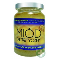 MIÓD APTECZNY Z DODATKIEM MLECZKA PSZCZELEGO 250 G