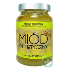 MIÓD APTECZNY Z DODATKIEM PROPOLISU 250 G