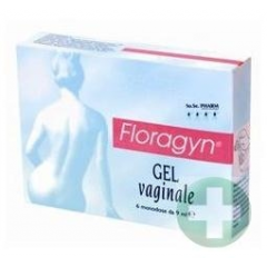 FLORAGYN ŻEL DOPOCHWOWY 6 JEDNORAZOWYCH BUTELECZEK PO 9 ML
