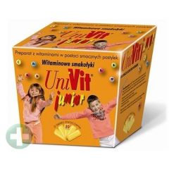 UNIVIT JUNIOR PASTYLKI O SMAKU OWOCOWYM 30 SZT.