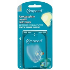 PLASTER COMPEED ACTIVE CORN PLASTRY NA ODCISKI MIĘDZY PALCAMI 6 SZT.