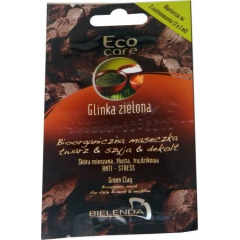BIELENDA ECO CARE - GLINKA ZIELONA, MASECZKA ANTI-STRESS