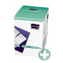 PLASTRY SOFT Z OPATRUNKIEM 6 CM x 10 CM  - 100 SZTUK