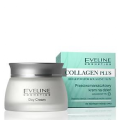 EVELINE COLLAGEN PLUS - PRZECIWZMARSZCZKOWY KREM NA DZIEŃ UVA/UVB SPF 15