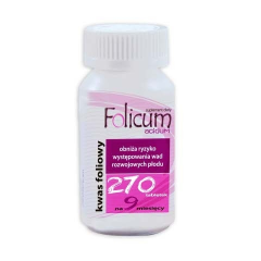 Folicum Acidum, 270 tabletek