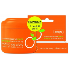 ZIAJA MASŁO POMARAŃCZOWE - MASŁO DO CIAŁA + BALSAM DO UST GRATIS!