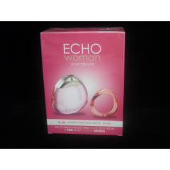 ECHO WOMAN ZESTAW WODA PERFUMOWANA 100ML+BRANSOLETKA