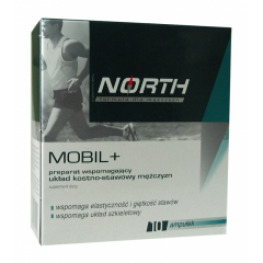 NORTH MOBIL+ UKŁAD KOSTNO-STAWOWY DLA MĘŻCZYZN 10 AMPUŁEK