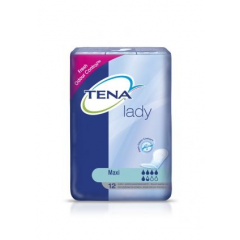 Wkładki anatomiczne, Tena lady, Maxi, 12 sztuk