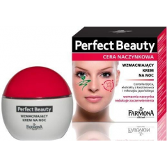 Farmona Perfect Beauty, Wzmacniający krem na noc do cery naczynkowej, 50 ml