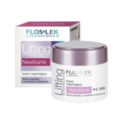 Floslek, Błyskawiczny lifting, Krem napinający, Nawilżanie 24h, 50 ml
